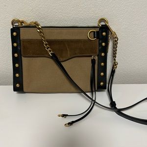 Brand new suede rebecca Minkoff crossbody bag